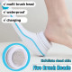 Bakeey Waterproof Electric Massage Bath Brush Bath Brush Multifunctional Long-handled Back Rubbing Bath Face Wash Artifact - Rechargable Type