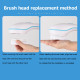 Bakeey Waterproof Electric Massage Bath Brush Bath Brush Multifunctional Long-handled Back Rubbing Bath Face Wash Artifact - Rechargable Type