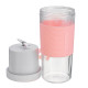 Bakeey 300ML Portable Blender  Personal Mini Size Blender USB Rechargeable Juicer Cup 22000Rpm - Pink