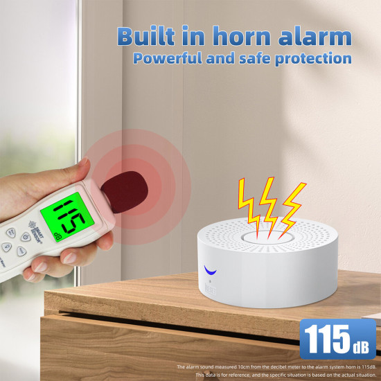 Tuya WiFi Anti-theft Alarm System Remote Control Arming Disarming SOS Powerful Horn Alarm for Home Safety Precaution System Alarm Kit