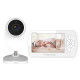 M520 1080P 4.3inch Baby Monitor Wireless Digital Monitor Temperature Monitoring 8 Lullabies Auto Night Vision Two-way Talk Mini Baby Watcher Camera Device - EU Plug