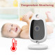 VB610 2.0 inch Wireless Indoor Video Baby Monitor Two-Way Intercom Temperature Monitoring Auto Night Vision Security Camera Newborns Nanny Babysitter EU Plug