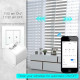 Smart Switch Button Pusher Bluetooth Fingerbot Tuya Smart Life App or Timer Control Add Hub Compatible With Alexa Google Home - White