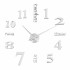 50-60CM/100-120CM 3D Vintage DIY Silent Mirror Wall Clock For Home Art Decor  - 1