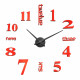 50-60CM/100-120CM 3D Vintage DIY Silent Mirror Wall Clock For Home Art Decor  - 1