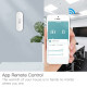 Tuya Smart ZB Temperature and Humidity Sensor Wireless Smart Home Automation Sensor Works with Alexa Google Home