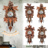 Wall Clocks Cuckoo Pendulum Watch Art Craft Home Decoration Hanging Wood Watches - 301