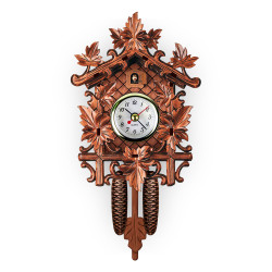 Wall Clocks Cuckoo Pendulum Watch Art Craft Home Decoration Hanging Wood Watches - 301