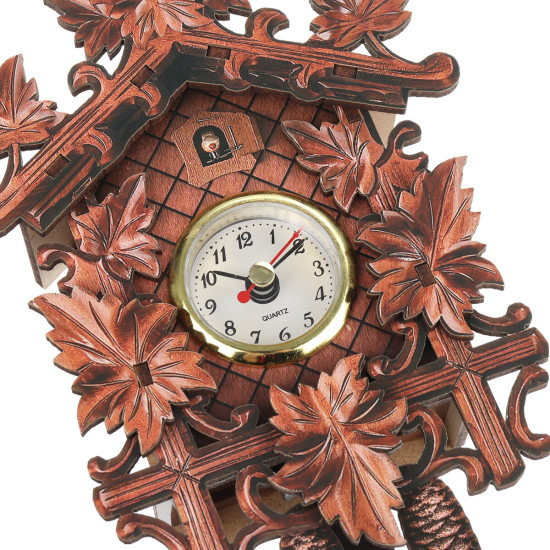 Wall Clocks Cuckoo Pendulum Watch Art Craft Home Decoration Hanging Wood Watches - 301