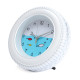 Retro Mediterranean Style Tire Alarm Clock Wall Clock Desktop For Home Decorative