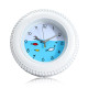 Retro Mediterranean Style Tire Alarm Clock Wall Clock Desktop For Home Decorative