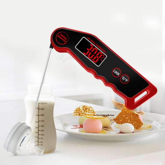 Bakeey LED Meat Thermometer Digital Thermometer  Fast Reading in 3 Seconds with Backlight and Calibration For Kitchen