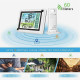 1-to-1 Indoor/Outdoor Wireless Thermometer Large Colorful Screen Temperature Humidity Monitor Weather Station Clock