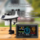 Multifunctional Weather Station Temperature Humidity Wind Speed and Rainfall Detection Wireless Weather Forecast Clock