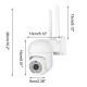 Wireless Wifi Security Camera 2MP HD Waterproof IP66 Night Vision Motion Detection Smart Alarm WIFI IP Camera Two-way Voice - #2