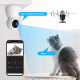 Surveillance Camera 1080P WIFI Camera Home Security Camera Indoor Camera WIFI Baby Monitor Audio Video APP Control