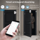 Tuya Smart WiFi Door Window Sensor Door Open/Closed Detectors Sound and Light Alarm Timer Alarming APP Remote Monitoring Notification for Home Safety