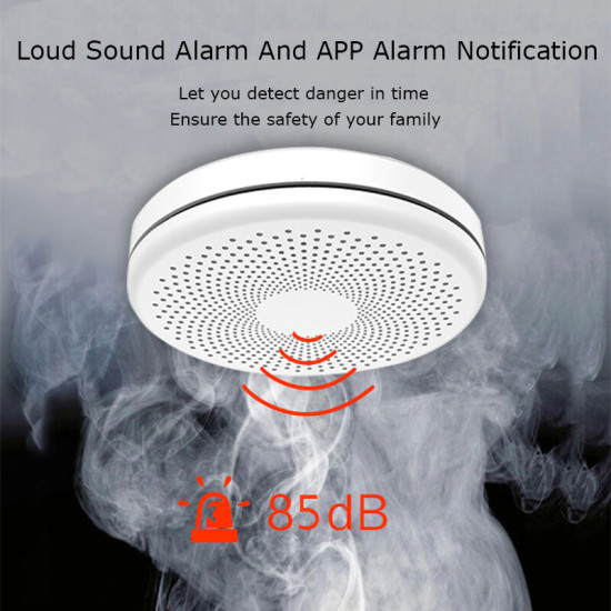 2 in 1 Version WiFi Function Tuya And Smart Life Smoke Detector Sensor & Carbon Monoxide Co Gas Detector Smoke Fire Sound Alarm