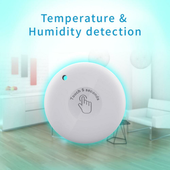 Wireless bluetooth Digital Weather Station Indoor Outdoor Temperature Humidity Meter Alarm Sensor Real-time Remote APP Monitoring Home Thermometer Hygrometer Sensor