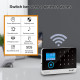 Wireless WIFI GSM Home Security Alarm System For Tuya Smart Life APP With Motion Sensor Detector Compatible With Alexa & Google