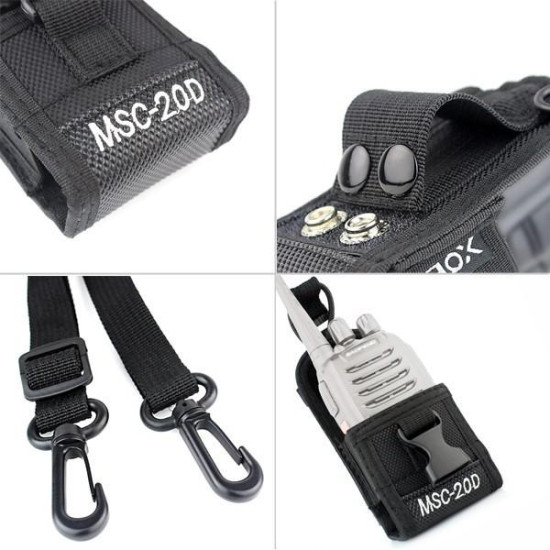 MSC-20D Multi-function Radio Case Holder for Baofeng H777 BF-666S/777S/888S Kenwood Yaesu Icom Motorola