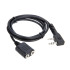 1M K type 2 Pin Speaker Mic Headset Earpiece Extension Cord Cable for BaoFeng UV-5R BF-888s Walkie Talkie Accessories