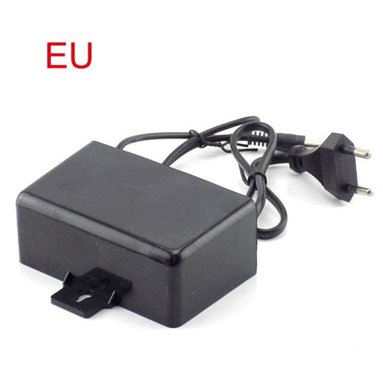 AC/DC 12V 2A 2000mA CCTV Camera Power Supply Adaptor Outdoor Waterproof EU Plug Adapter Charger for CCTV Video Camera - EU Plug