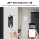 W3 720P WiFi Video Doorbell Intelligent IR Night Vision Two-way Audio Remote Phone Monitoring Motion Detection Alarm Support Memory Card Home Surveillance Wireless Camera Door Bell Work with Alexa Google