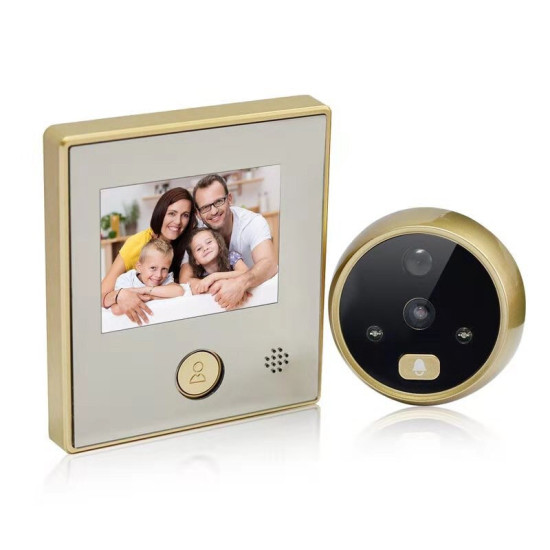 2.8Inch Digital Peephole Viewer Color Screen Smart Video Doorbell Door Camera with 160° Wide Angle Night Vision Motion Detection