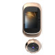 Intelligent Visual Peephole Electronic Ppeephole Door Mirror with Internal Memory - Gold