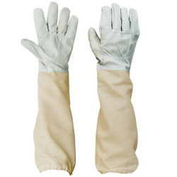 Protective Clothing for Beekeeping Professional Ventilated Full Body Bee Keeping Suit with Leather Gloves White Color