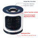 Anion Airr Purifier Fan Small Household USB Charging Multifunctional Purifier Tool - Navy Blue