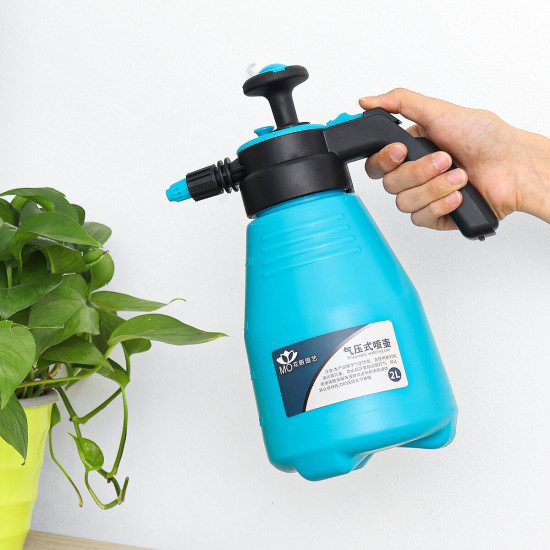 2L Portable Manual Pneumatic Watering Can Household Kettle Spray Garden Sprinkler - #5