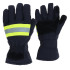 Fire Proof Protective Work Gloves Reflective Strap Fire Resistant Anti-static Safety Gloves for Firefighter - Orange