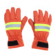 Fire Proof Protective Work Gloves Reflective Strap Fire Resistant Anti-static Safety Gloves for Firefighter - Orange