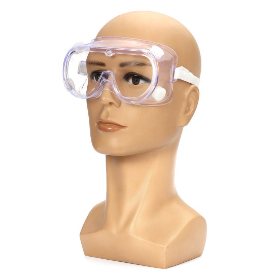 Safety Goggles Anti Fog Dust Splash-proof Glasses Lens Lab Work Eye Protection - Non-fog