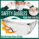 Children Adult Safety Goggles Anti Fog Dust Splash-proof Glasses Work Eye Protection - for Adults