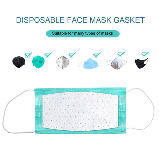 10Pcs Disposable Face Mask Gasket Safety Health Care Mouth Face Mask Filter Pad - .A