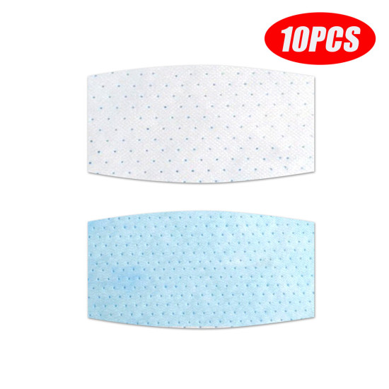 10Pcs Disposable Face Mask Gasket Safety Health Care Mouth Face Mask Filter Pad - .A