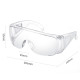 Safety Goggles Foldable Adjustable Anti-fog Anti-Sneeze Liquid Eye Protection Anti-Droplets Windproof Lab Glasses Clear Lens - B