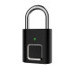 USB Rechargeable Mini Smart Padlock Fingerprint Lock for Anti-Theft Security Door Luggage Locker Small Box