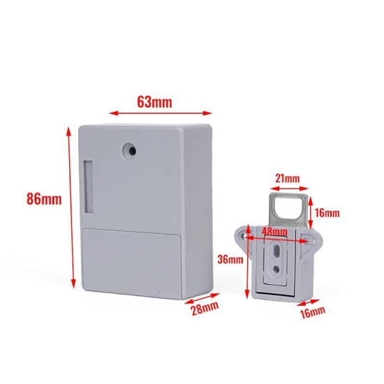 Invisible Sensor Lock EMID IC Card Drawer Digital Cabinet Intelligent Electronic Locks for Wardrobe Furniture Hardware