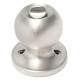 Stainless Steel Bathroom Round Door Knobs Set Handle Entrance Lock With Key 