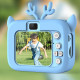 X12 Mini Cartoon Camera 2 inch HD Screen Educational Children Toys Portable Video Camera Digital Camera SLR Camera Camera for Kid - Blue