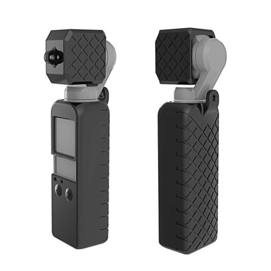 PULUZ PU374 Protector Silicone Cover Protective Case for DJI OSMO Pocket Sport Action Camera - Green