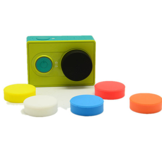 Sports Action Camera Lens Cover for Xiaomi Yi WIFI Action Camera - Green