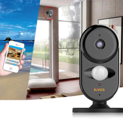 KiVOS KVA007 Mini Wifi Camera 720P HD 130° Wide View App Control IR Distance Wireless Alarm