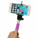 Extendable Handheld Selfie Stick Monopod with Clip for Smartphone - Pink