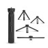 Mini Metal Tripod Four-height Adjustable Stand Portable Mount Bracket for Phone Camera Vlog Broadcasting