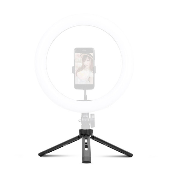 Mini Metal Tripod Four-height Adjustable Stand Portable Mount Bracket for Phone Camera Vlog Broadcasting